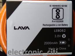LAVA A82 MOBILE BATTERY LEB082 2000mAh ...