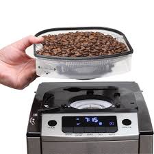 Only coffeeteam lets you program the amount of coffee you want to grind: Capresso Coffeeteam Pro Coffee Maker Burr Grinder Combo 12 Cup Glass Carafe