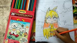 Jump into gacha life and begin your journey today! Menggambar Dan Mewarnai Gacha Life Part 2 Youtube Cute766