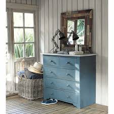 Cassettone Blu In Mango Effetto Anticato L 94 Cm Avignon Maisons Du Monde Mobili Blu Blu Mobili