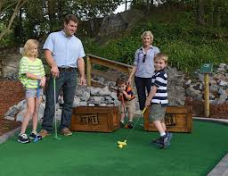 How big are the mini golf courses in ballarat? Attractions Go Karts Plus Williamsburg Mini Golf Family Fun