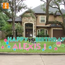 Showcase yard letters for your next celebration! Custom Prints Corrugated Plastic Lawn Letters Holiday Yard Signs On Coroplast China Yard Sign Letters Yard Signs Made In China Com