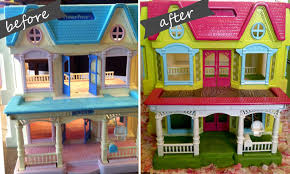 Dollhouse Makeover Doll House Diy Makeover Diy Doll