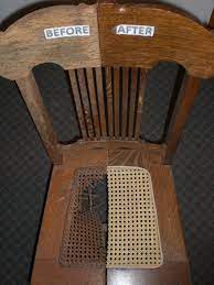 chair repair restoration and caning before and after chair repair caning diy projects