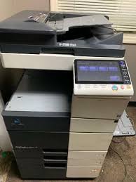 The konica minolta bizhub c454e and c554e is the newer generation of the bizhub c454 and c554 that was released in the fall of 2012. Konica Minolta Bizhub C454e Ebay