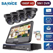Sannce Full Hd 1080p Cctv Camera System 4ch Video Surveillance Dvr With 10 1 Lcd And 4pcs Outdoor Security Camera Cctv Kit Review Cctv Security Cameras Outdoor Security Camera Cctv Kits