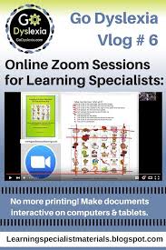 Online Zoom Sessions For Learning Specialists Making Documents Interactive Multi Sensory Learning Online Learning Interactive