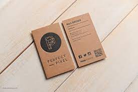 We, at printmagic, create kraft business cards to. Modern Stylish Letterpress Kraft Business Card Perfect Pixel Rockdesign Luxury Bus Kraft Business Cards Foil Printed Business Cards Printing Business Cards
