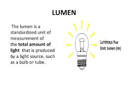 Lumen The Lumen Is A Standardized Unit Of Measurement Of The Total Amount Of Light That Is Produced By A Light Sourc Design Guidelines The Unit Electrical Work