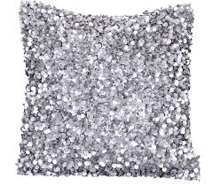 Sequin Throw Pillow Silver Throw Pillow Glitter Pillow Shimmer Etsy Silver Pillows Glitter Pillows Silver Throw Pillows