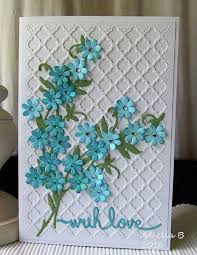 Discover pinterest's 10 best ideas and inspiration for stampin up cards. Forget Me Not Cards Handmade Embossed Cards Floral Cards