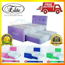 Kamu bisa menemukan penjual spring bed 160x200 dari seluruh indonesia yang terdekat dari lokasi & wilayah. Jual Springbed Elite 2in1 Rainbow 120x200 Sorong Anak Fullset Harga Pabrik Kota Semarang Springbed Online Tokopedia