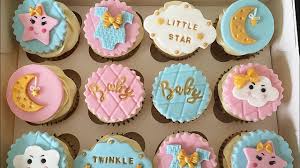 How To Make Baby Shower Cupcake Toppers Cute Pink And Blue Cake Alternative Step By Step Tutorial Youtube