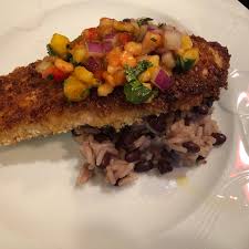 Stir in the cilantro and parsley and season to taste with salt. Caribbean Fish With Mango Salsa Recipe Soopercooking Com