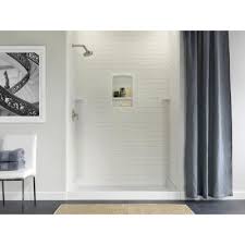 Glue Up Shower Walls Surrounds Showers The Home Depot