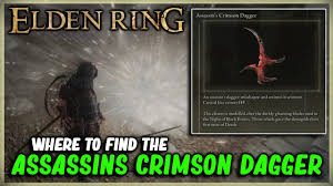 HOW TO GET THE ASSASSIN'S CRIMSON DAGGER IN ELDEN RING - TALISMAN LOCATION  - CATACOMBS - RESTORE HP - YouTube