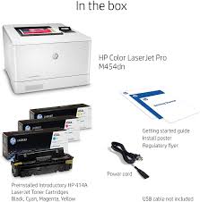 Print speed black (iso, a4) normal: Hp Color Laserjet Pro M454dn Dirigible