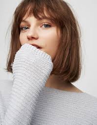 Fran Summers, women, model, short hair, simple background, looking at  viewer, HD phone wallpaper