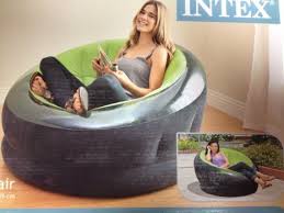 amazon com intex inflatable lime green empire chair 68582ep inflatable sofa comfy chairs inflatable furniture