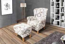 Pm Oelsa Duett Ohrensessel Mit Uhren Muster Mobel Letz Ihr Online Shop