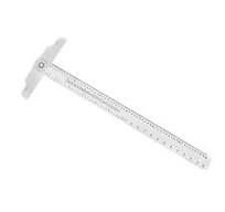 T-Square Ruler 12 Inch/30cm - Transparent Plastic Drafting Tool With Double  Side Scale
