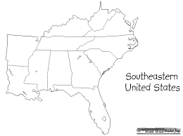 Southeast Geography Southeast Region Map Geography Map Geography