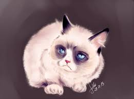 Grumpy Art Grumpy Cat Art Grumpy Cat Cats