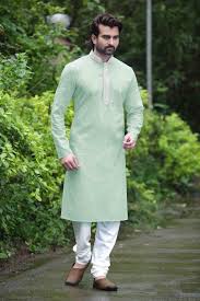 Light Green Cotton Silk Designer Kurta Pyjama Sku 518767 Gents Kurta Design Kurta Pajama Men Stylish Men Wear