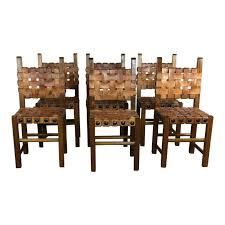 1970s Vintage Spanish Style Dining Chairs Set Of 6 Dining Chairs Spanish Dining Room Dining Room Chairs Modern