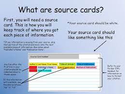 How to make note cards for an internet source. How To Organize A Research Paper Using Notecards Ppt Video Online Download