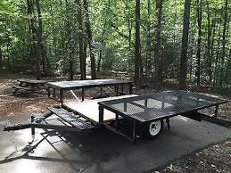 Folding Camper Tent Utility Atv Trailer Motorcycle Camp Camping Popup Pop Up Camping Trailer Atv Trailers Tent Trailer