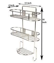 Stainless steel kitchen rack shelf price. Gehwara Multipurpose Stainless Steel 12x4x18 Inch Kitchen Rack Kitchen Organizer Kitchen Hanging Storage Rack Buy Gehwara Multipurpose Stainless Steel 12x4x18 Inch Kitchen Rack Kitchen Organizer Kitchen Hanging Storage Rack Online At Low Price Snapdeal