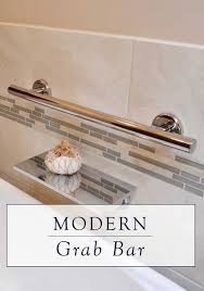 Latitude Ii Stainless Steel Grab Bar Ada Compliant Bathroom Modern Grab Bars Accessible Bathroom Design Shower Grab Bar