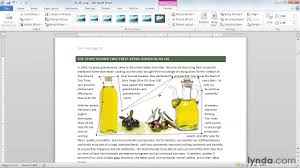 How To Wrap Text In Microsoft Word Lynda Com Tutorial Youtube