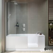 Get $5 off when you sign up for emails with savings and tips. Duravit Shower Bath Rectangular Bath With Shower Zone And Panelling Clear Glass 700403000000000 Reuter
