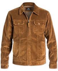 Quiksilver Waterman Santa Cruz Sherpa Lined Stretch Corduroy Jacket Coats Jackets Men Macy S Corduroy Jacket Mens Jackets Corduroy Jacket Womens