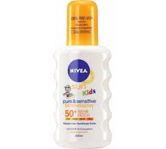 Protect & dry touch sonnenspray lsf 50. Nivea Sun Kids Pure Sensitive Sonnenspray Lsf 50 Test Testberichte De
