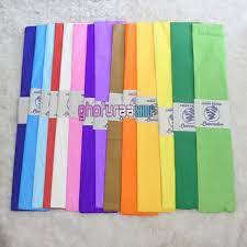 Kertas crepe warna merah (atau boleh diganti dengan warna bunga mawar yang lain 1. Kertas Krep Lembaran Kertas Krep Panjang Kertas Krep Dekorasi Shopee Indonesia