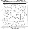 So with valentine's day approaching on febraury 14th i knew my todlers, preschoolers, and kindergarters would love these valentines day color by number! 1