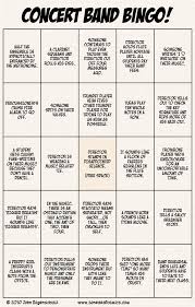 Concert Band Bingo The Free Space Cracks Me Up Band Nerd Band Humor Band Jokes