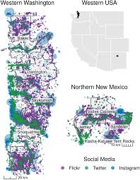 Images that represent social media. Next Generation Visitation Models Using Social Media To Estimate Recreation On Public Lands Scientific Reports