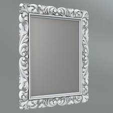 Frame For Mirror 21 3d Model Mirror Frames Frame 3d Model