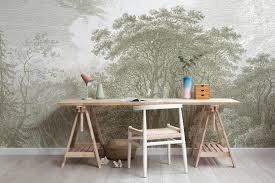 Forest wallpapers, backgrounds, images— best forest desktop wallpaper sort wallpapers by: Green Forest Etching Wallpaper Mural Hovia Uk