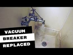 vacuum breaker repair kit installed