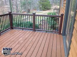 Wahoo decks is a leading manufacturer of aluminum deck drainage systems, aluminum decking boards, aluminum railing, and prefabricated multifamily deck and balcony solutions. Deck Railing Gallery Hnh Deck And Porch Llc 443 324 5217
