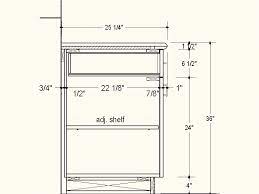 Particleboard is less expensive, but. Proper Depth For Frameless Cabinets