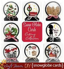 Diy christmas cards are a great way to send a thoughtful note during the holidays. Snow Globe Cards Cutting Collection Wpc Svg And Ai Pazzles Craft Room