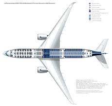 Sitzplan A350 900 Lufthansa Magazin
