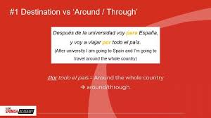 Por Vs Para In Spanish A Comprehensive Guide For Spanish