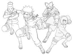 Coloring page with educational implication is a real treasure for parents: Naruto Coloring Pages 100 Images Free Printable